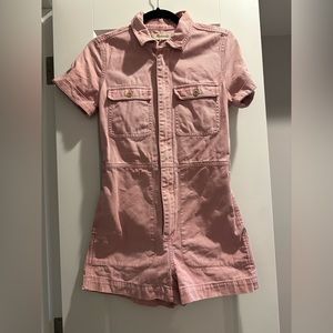 Madewell denim romper pink size XXS